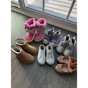 Toddler Girls shoe lot Size 7C